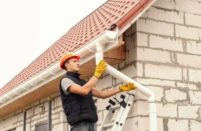 Pose et remplacement de gouttières à Senuc